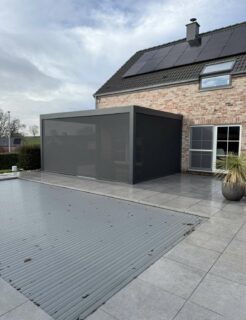 Pergola B200 avec protection du vent