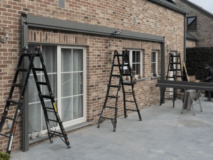 Installation de pergola bioclimatique B200Xl