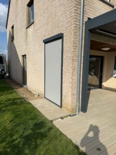 Screen de porte gris anthracite