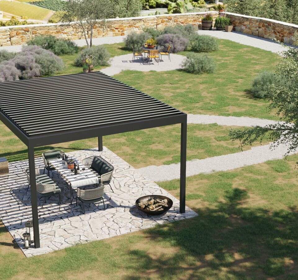 pergola b160 brustor lames orientables