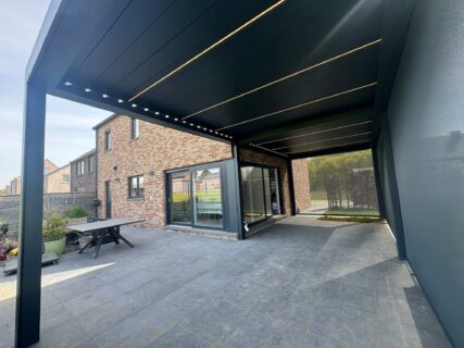 Pergola b200xl à lames orientables matterne brustor