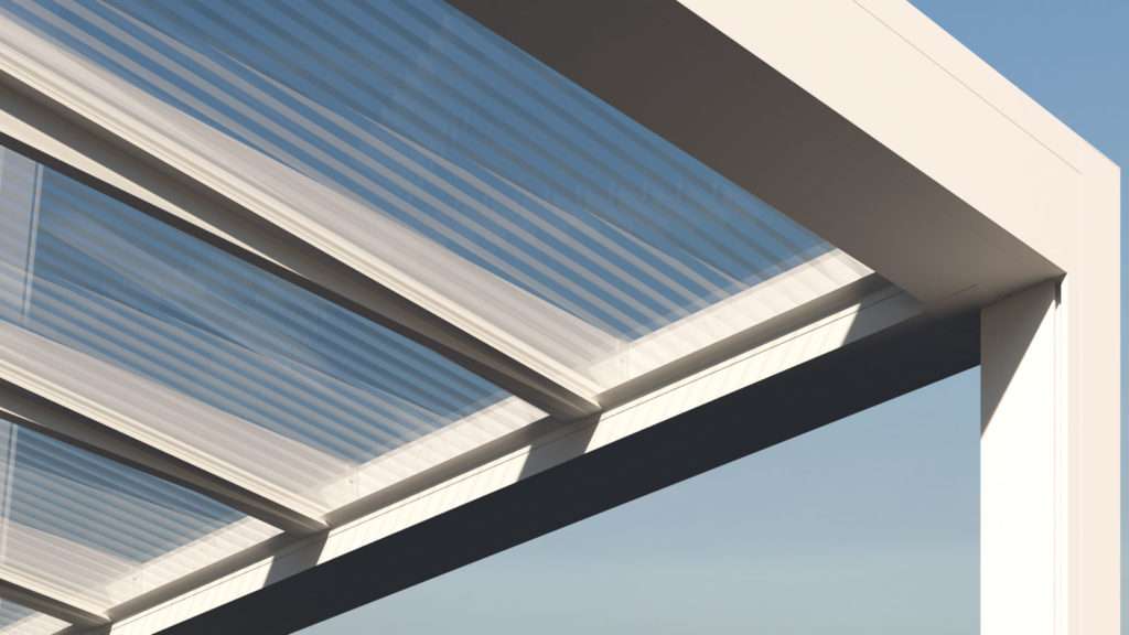 Pergola B700 avec toit en verre — Matterne Pergola — free download