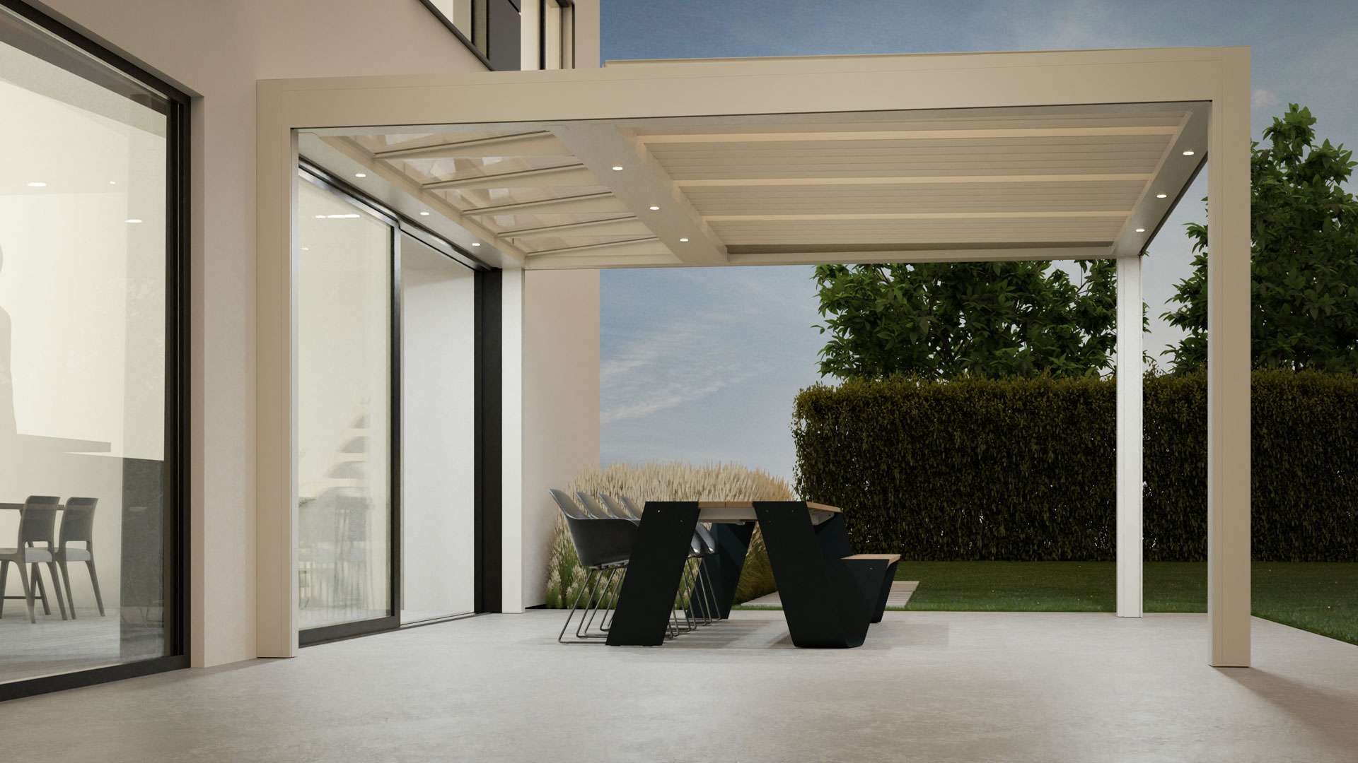 pergola brustor b720 toit fixe