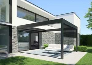 pergola lames retractables et orientables