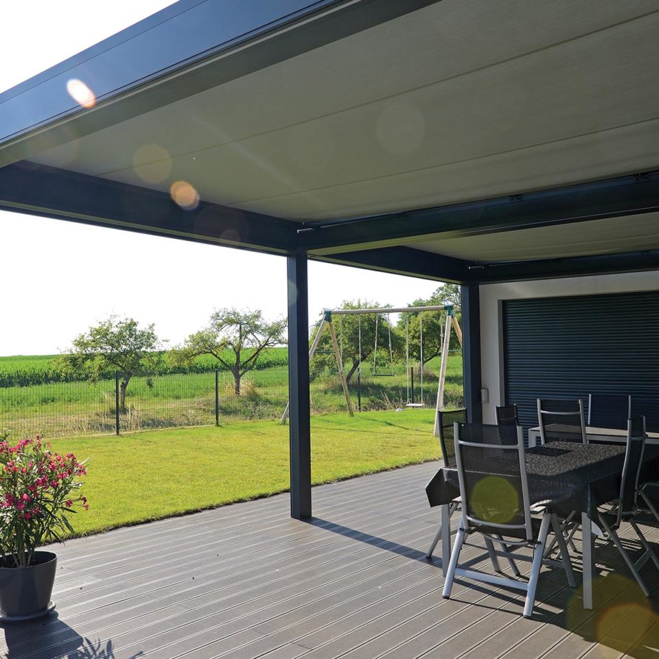 pergola toit repliable